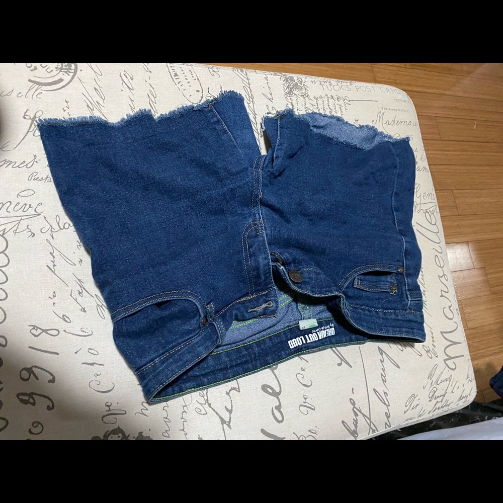 Denim shorts